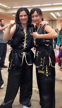 Sifu Maritza Gray and Joanie at the tournament