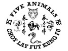 Five Animals Choy Lay Fut Kung Fu logo