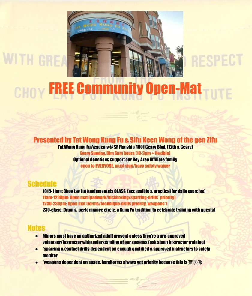 Free Community Open Mat