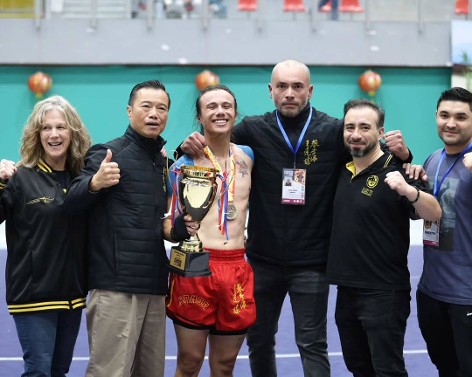 Keen with coaches and Family in Santiago, Chile